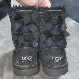 Size 9T Black Lace Uggs